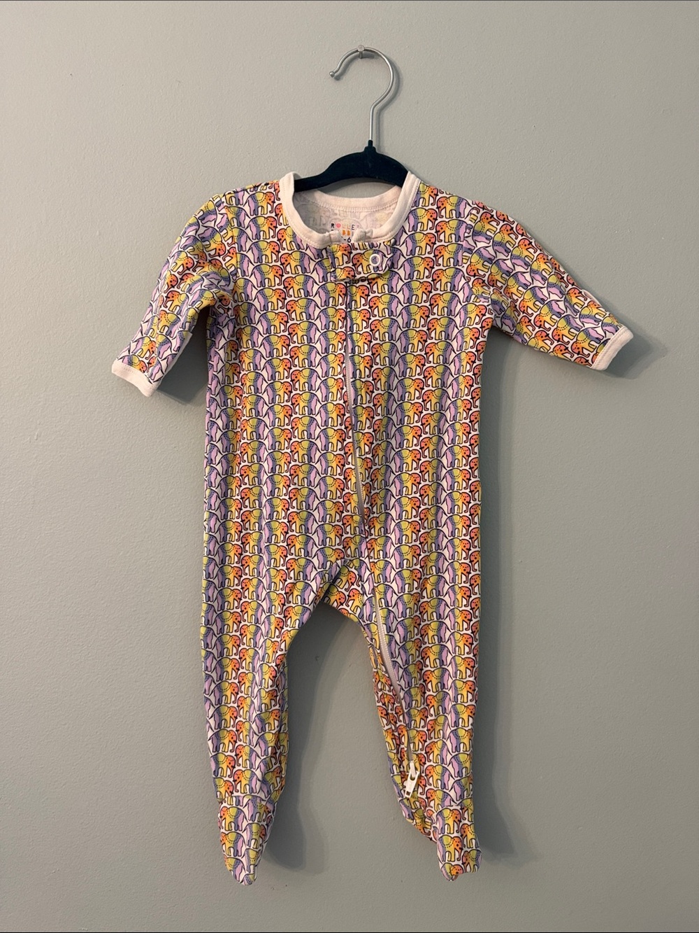 Roller rabbit footed onesie Multicolor Patterned One-Piece Footed Pajamas 3-6 m